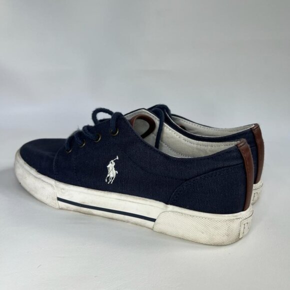 Polo Ralph Lauren Shoes 992486/Hugo II Canvas upper Rubber W Fabric Sole‎ Size 6 - Picture 6 of 12